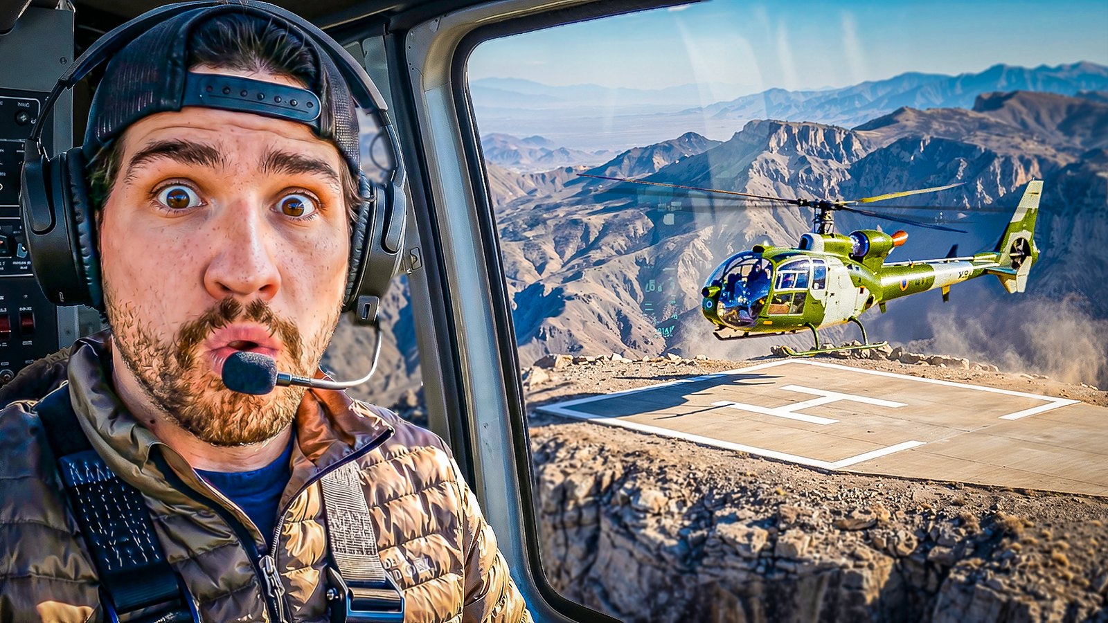 Landing My Helicopter on a MOUNTAIN