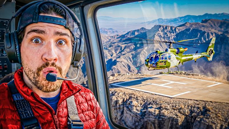 Landing My Helicopter on a MOUNTAIN